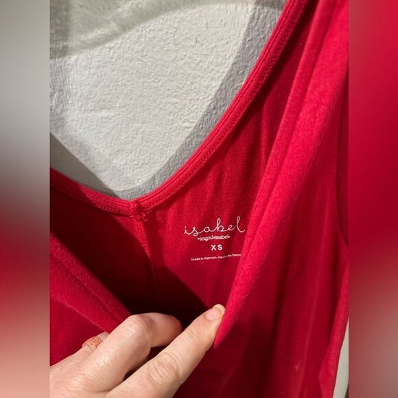 Isabel Maternity by Ingrid & Isabel Red Bodycon Maternity Dress XS NWOT - Picture 5 of 5